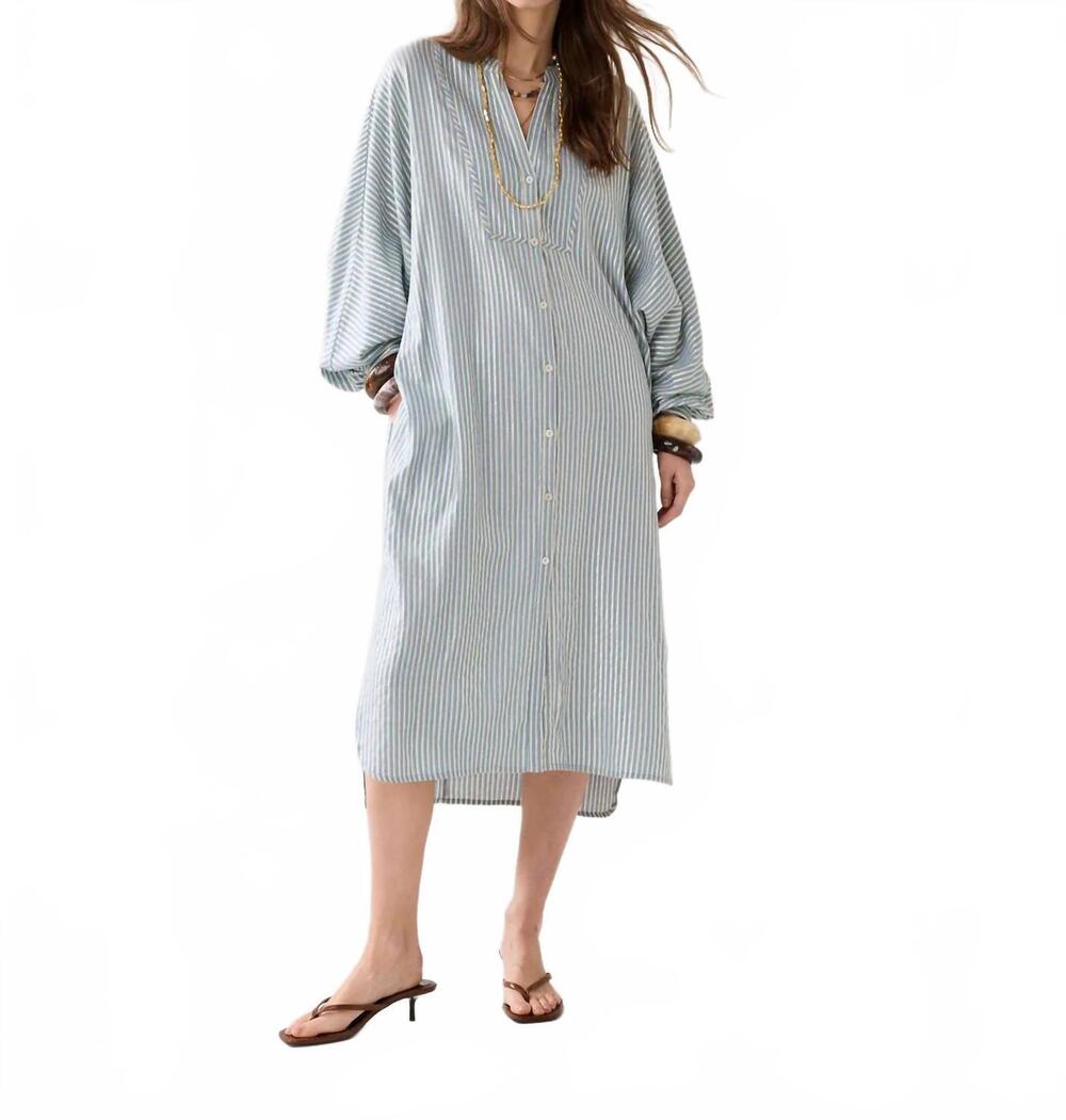 NEW SUMMUM caftan dress in blue